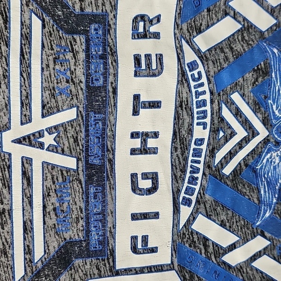 American Fighter Gray Graphic‎ T-Shirt Large - Picture 4 of 6